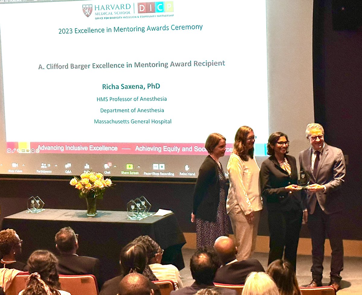 Hassan S Dashti (@hsdash) on Twitter photo A huge congratulations to Prof. Richa Saxena (<a href="/rsaxenalab/">Richa Saxena</a>) on receiving the <a href="/harvardmed/">Harvard Medical School</a> A. Clifford Barger Excellence in Mentoring Award!
I’m incredibly fortunate to have her as a mentor, and I’m grateful for her patience and guidance. Congrats, Richa!
@MGH_RI @MGH_RI <a href="/CGM_MGH/">CGM at MGH</a> A huge congratulations to Prof. Richa Saxena (<a href="/rsaxenalab/">Richa Saxena</a>) on receiving the <a href="/harvardmed/">Harvard Medical School</a> A. Clifford Barger Excellence in Mentoring Award!
I’m incredibly fortunate to have her as a mentor, and I’m grateful for her patience and guidance. Congrats, Richa!
@MGH_RI @MGH_RI <a href="/CGM_MGH/">CGM at MGH</a>