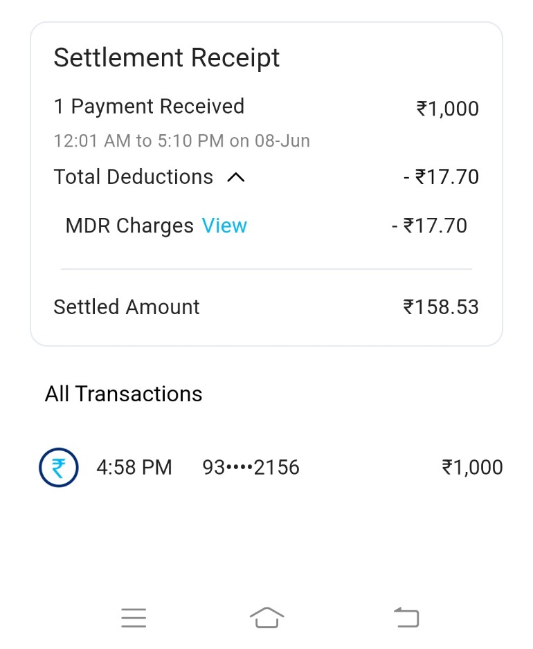 heyvikas_'s tweet image. Charge ke naam pe paytm ne loot macha rkhi hai MDR charges to ek bar thik tha lekin ye kis tarah ki charges kaat rahi hain @PaytmBusiness @Paytm samjh nhi aa rha 
Mai to apna account close krne wala hu , chote dukandaar itne charges nhi jhel sakte. #paytmscam #paytmbusiness