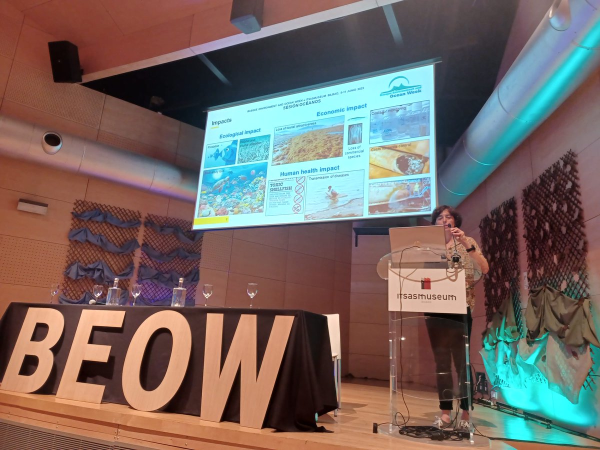 Eskerrik asko, <a href="/nakusarbe/">Nakusarbe</a>, <a href="/Itsasmuseum/">Itsasmuseum Bilbao</a> por invitarnos  a la <a href="/BEO_Week/">Basque Environment and Ocean Week</a>.

Hemos hablado sobre:
🗣#Contaminación por plásticos en el #GolfodeBizkaia
🗣 La amenaza que suponen las #especiesinvasoras
🗣Los datos y su acceso para mejorar el conocimiento de los mares

#WorldOceanDay