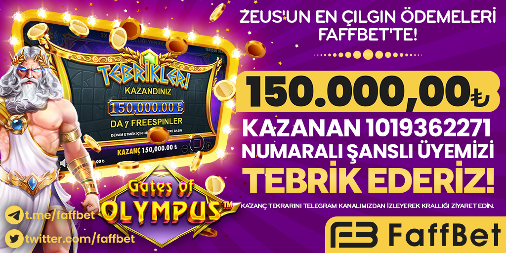 📢 #FAFFBET | Retweet Etkinliği

🎁 Retweet Etkinliğinde Çekilişle 250 Üyemize 50 #FreeSpin Hediye!

🛑 Yatırım şartı yoktur.

✅Retweetle
✅Telegram'a Katıl : t.me/faffbet
✅Formu Doldur : forms.gle/buan1YE5TxdKi3…

‼️ 3 ŞARTI DA YERİNE GETİRMEK ZORUNLUDUR ‼️