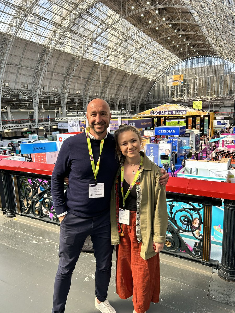 Good to see @jogallacher from @hrmagazine at @CIPD @FestivalofWork today. Fantastic event and fabulous sessions taking place.