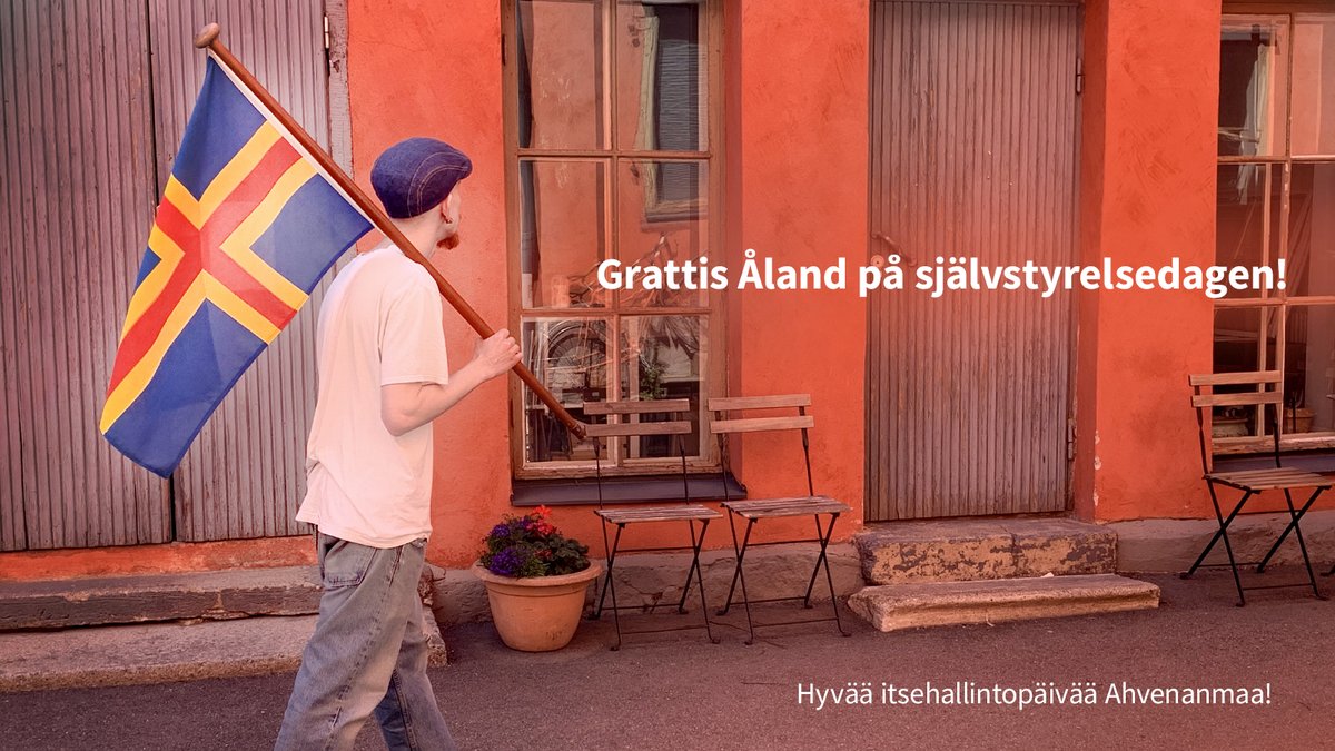 I dag firar vi Ålands självstyrelsedag! 
🇦🇽
Tänään vietetään Ahvenanmaan itsehallintopäivää!

#åland #självstyrelse #ahvenanmaa #itsehallinto