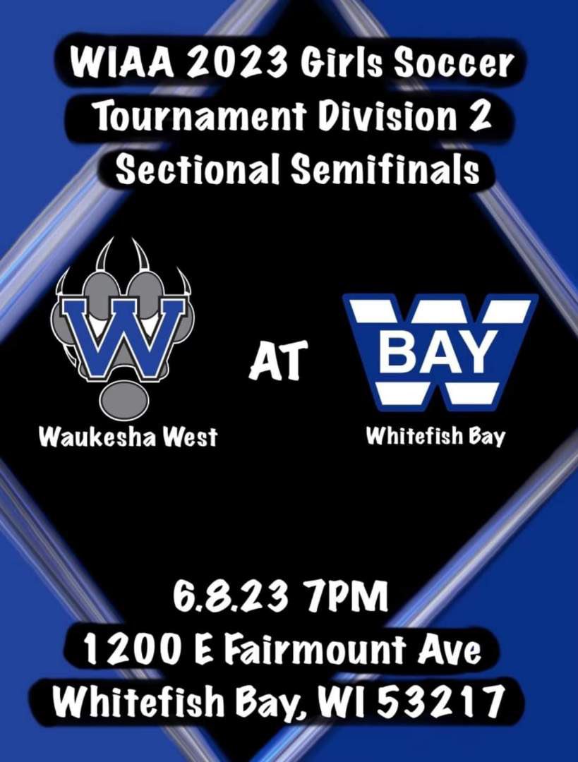 Game Day!!! Sectional Semi Finals at 7pm @ Whitefish Bay! 
@markperugini4 @IanBennett26 @coach_djc_mksc @ImCollegeSoccer @ImYouthSoccer @TopDrawerSoccer @PrepSoccer