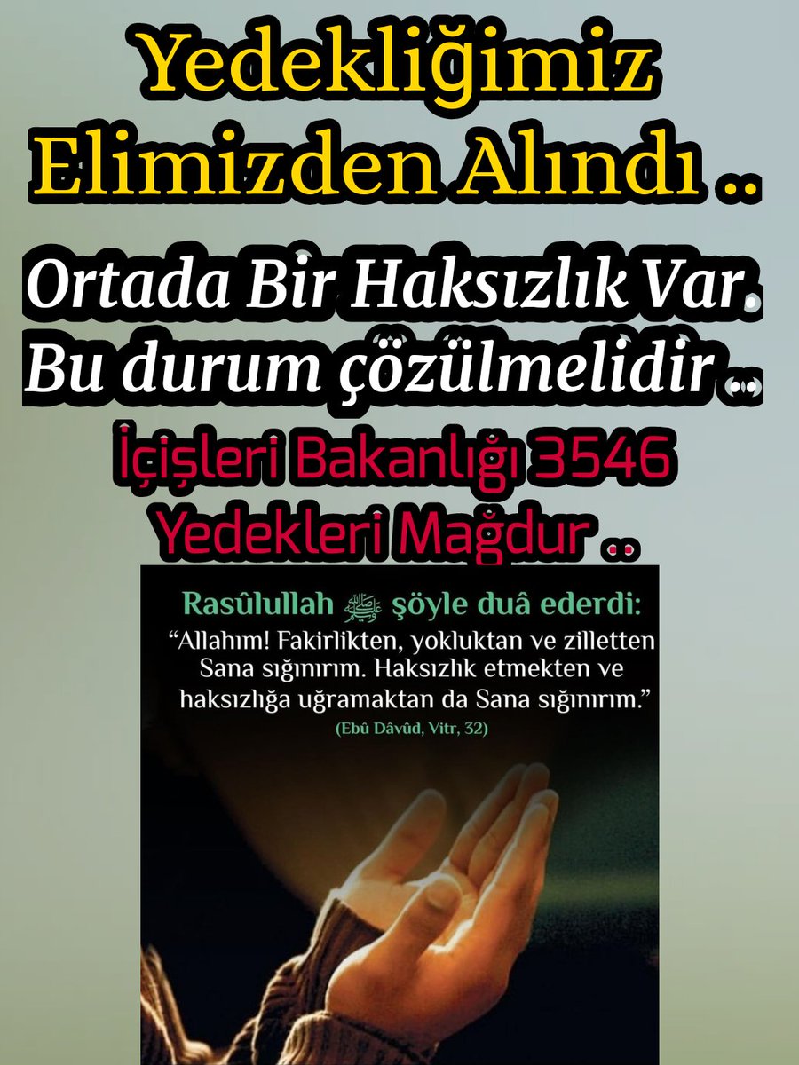 UniqueID34's tweet photo. @RTErdogan M A Ğ D U R U Z   R E İ S 😔
#3546YedekMağdur https://t.co/Rf8catXZRr