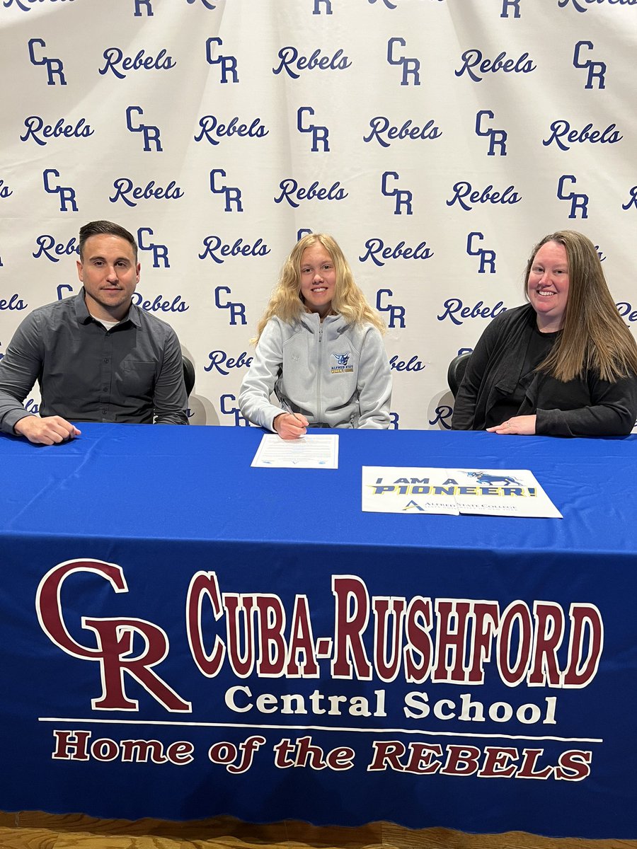 deisel68's tweet photo. Congratulations Taylor Searle on signing with Alfred State! I know you’ll be outstanding at Soccer and Basketball! #mycrcs #RebelProud https://t.co/dwSHRexX3u
