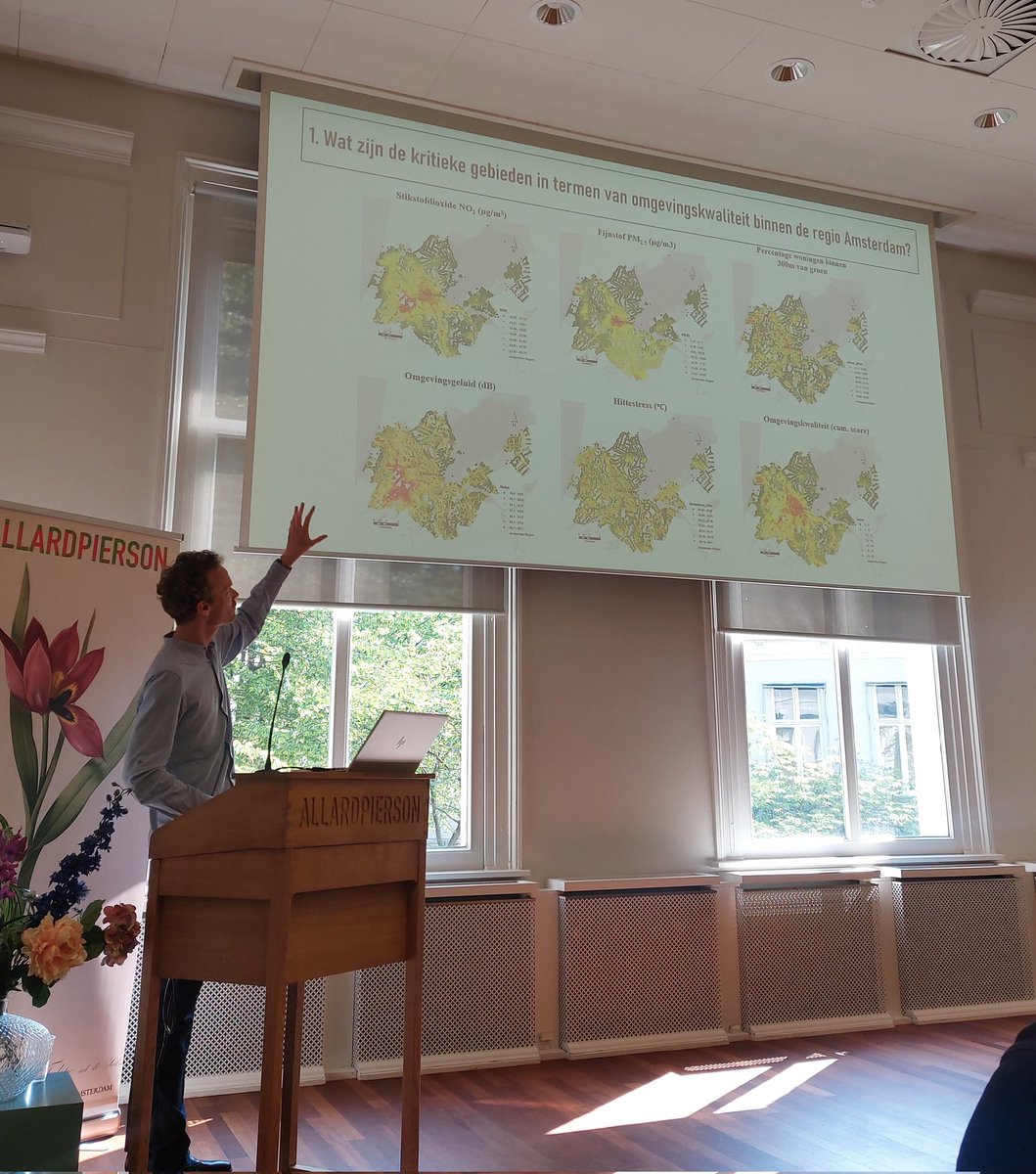 Een heel interessante bijeenkomst over de relatie tussen ruimtelijke ongelijkheid & gezondheid, bv hoe omgevingskwaliteit een sterk effect lijkt te hebben op het gebruik van antidepressiva. Gebaseerd op het onderzoek van o.a. @WvGent @BramVulpen @WillemBoterman & Fenne Pinkster