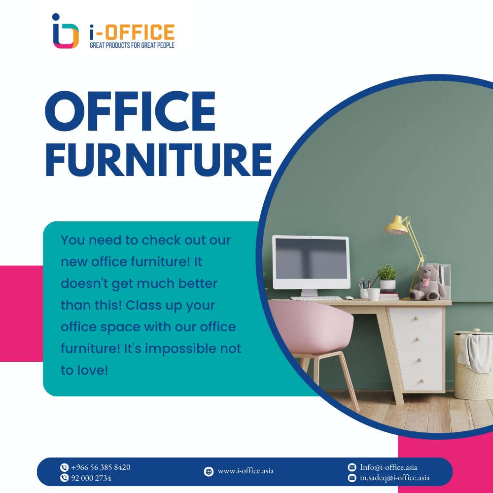 mohammed122021's tweet photo. ⃣🗃 Outfit your office with all the latest furniture trends! 💻☕ #interiorstyle #ioffice #workspacegoals #furnituretrends #perfectdesk https://t.co/rAEXz1o3u6