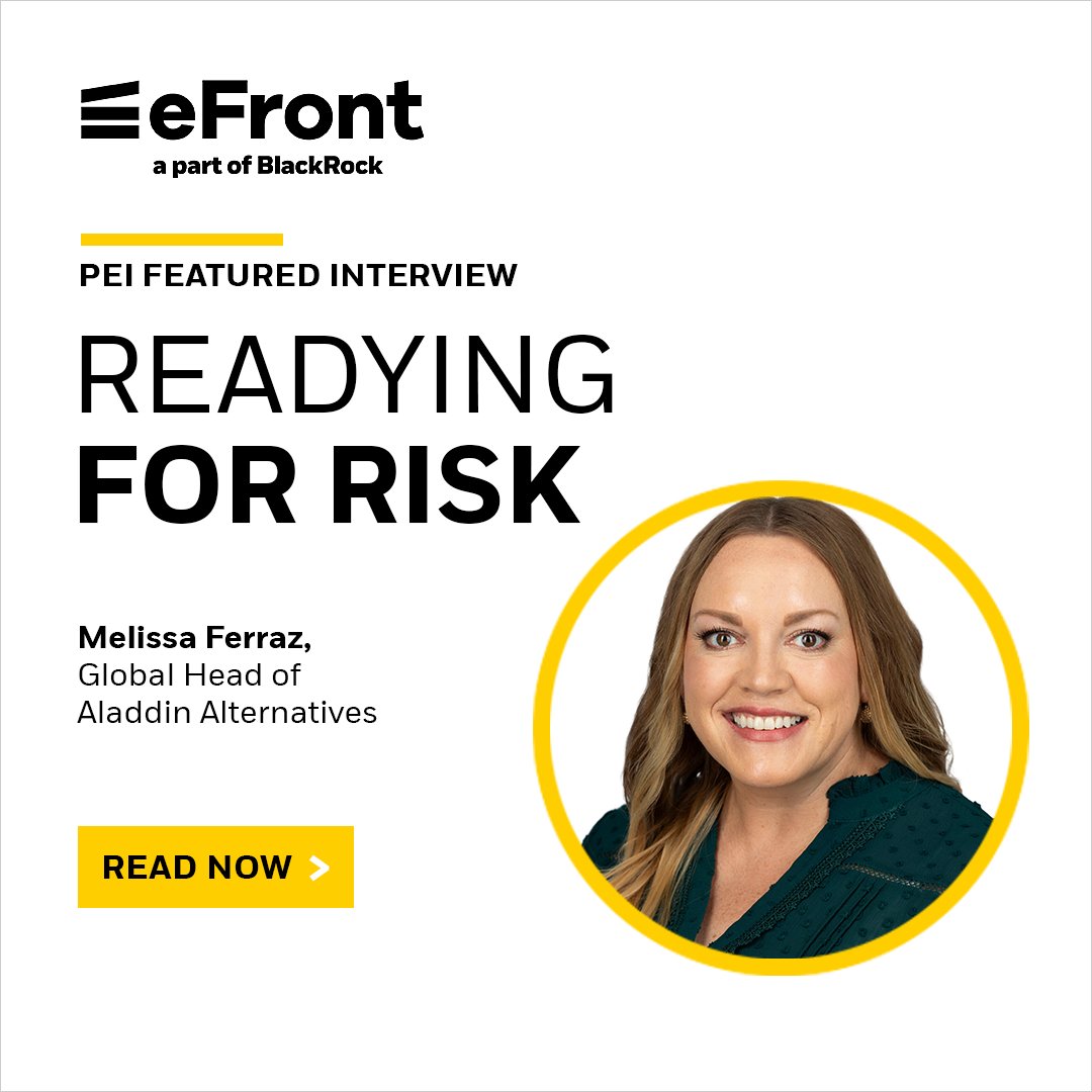 In this featured interview with <a href="/PEI_news/">Private Equity International</a>, Melissa Ferraz, Global Head of Aladdin Alternatives, discusses how tech can support asset owners during periods of volatility—understand exposures, respond accordingly, and prepare for future shocks. Read more: bit.ly/3WXQ0cF
