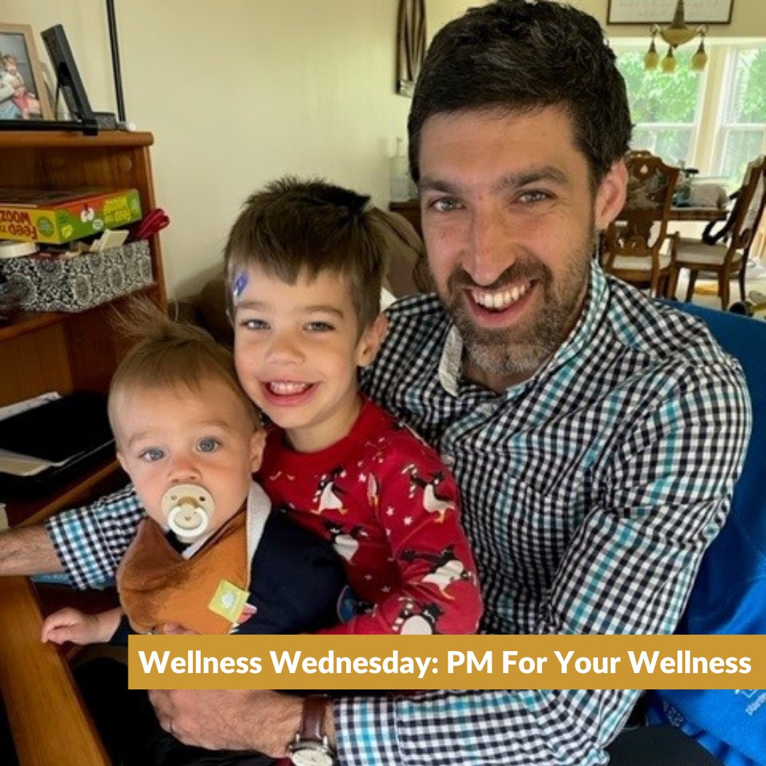 pbryantd1906's tweet photo. Busy season or not — Audit Senior Manager Anthony S. makes a point to prioritize his wellness. For him, that means using our physical, emotional, and financial wellness resources to be the best dad, husband, and professional he can be. #PMWellnessWednesday #PMForYourWellness https://t.co/9NJBOK3IDE