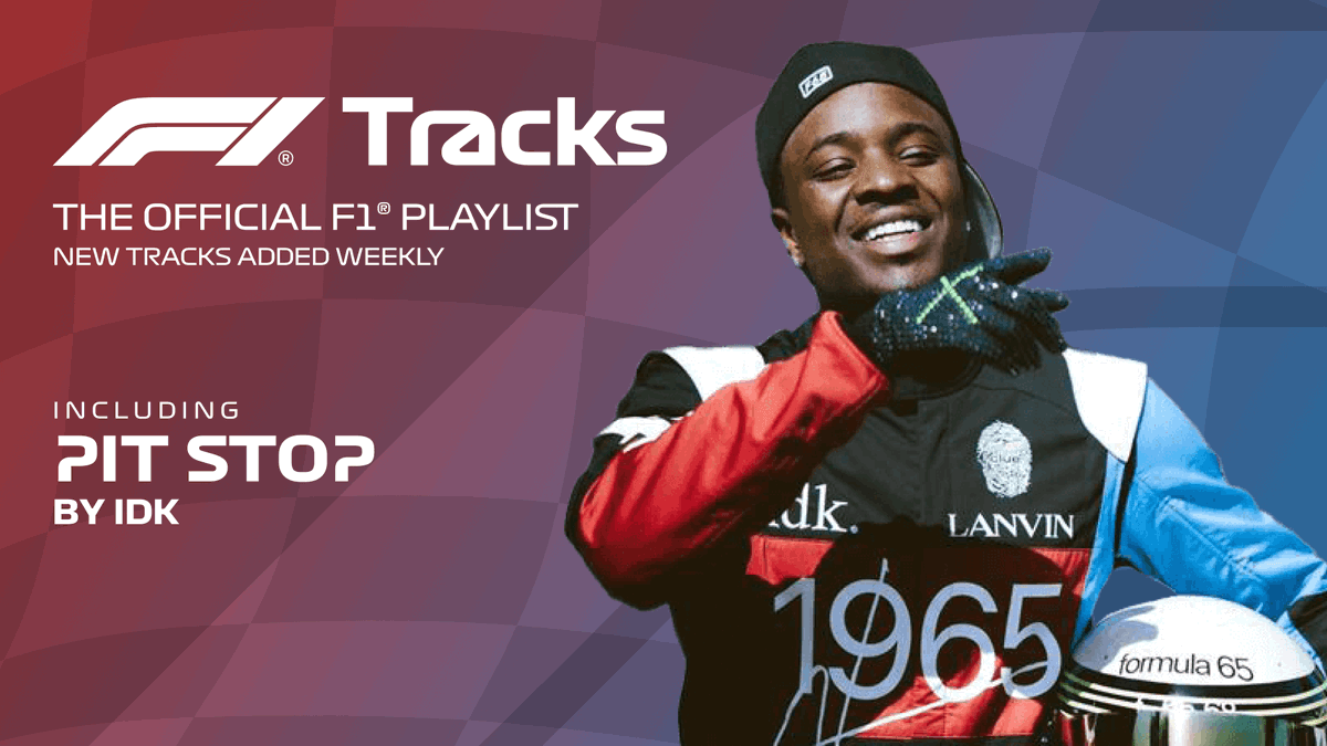 This week's @F1 Tracks #NewMusicFriday refresh is topped by 'Pit Stop' by @IDK #IDK #F1 #Formula1 #F1Tracks 🏁

F1Tracks.lnk.to/PlaylistTW