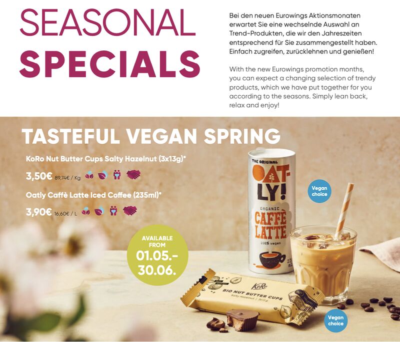 Up in the sky, the dry air and pressure reduce taste. Luckily, our portfolio company @koro_shop is here to bring their tangy, juicy, sweet and salty flavors to not only Deutsche Bahn but <a href="/eurowings/">Eurowings</a> now as well! 😉