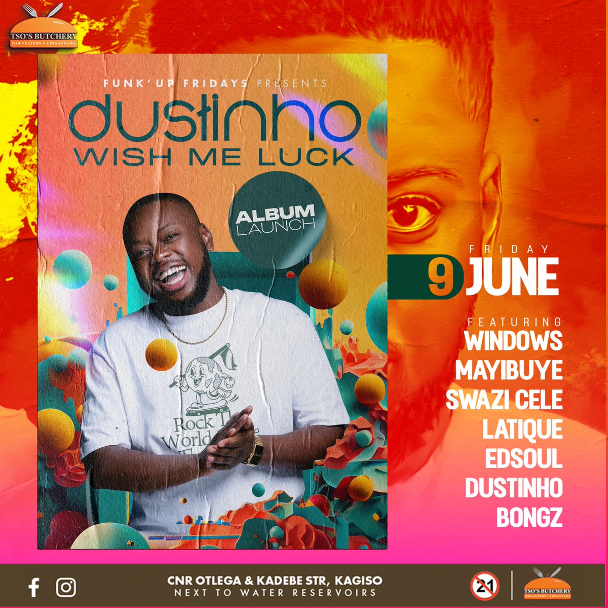 Mayibuye1's tweet photo. The house of house music!!!
Hosting one of the best producers
@Dustinho " Wish me luck" celebration!!!
#legendsofthewest
#makingmemories
#funkdupfridays
#themeatingplace
#unforgettablemoments
We are situated at cnr Otlega and kadebe str next to the water reservoirs in Kagiso!!! https://t.co/SmCMw0vLaU