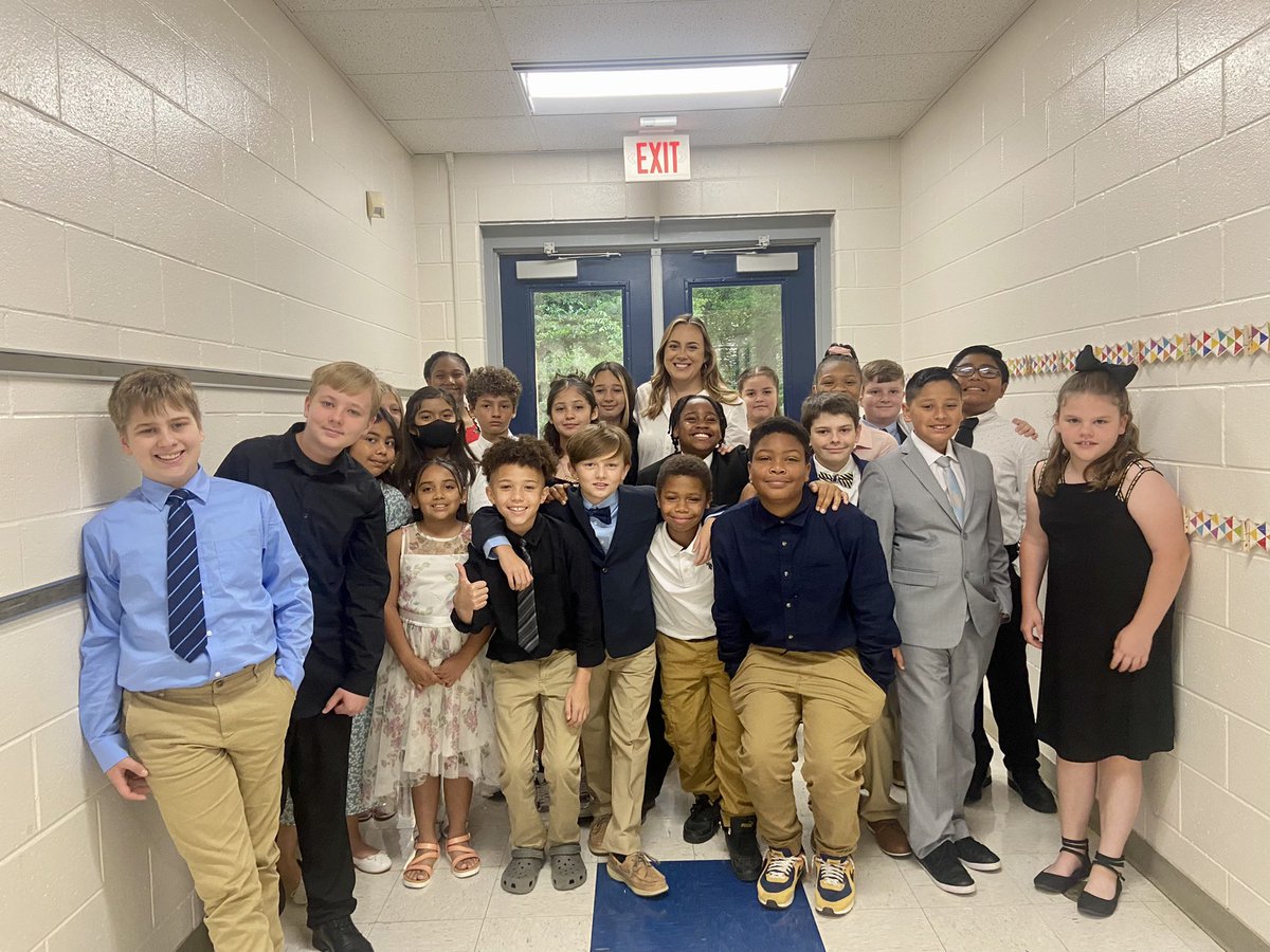 All dressed up &amp; ready to celebrate heading to middle school! It’s going to be hard to say goodbye to these incredible kids and <a href="/Smith_Seabees/">Smith Elementary</a> 🐝❤️