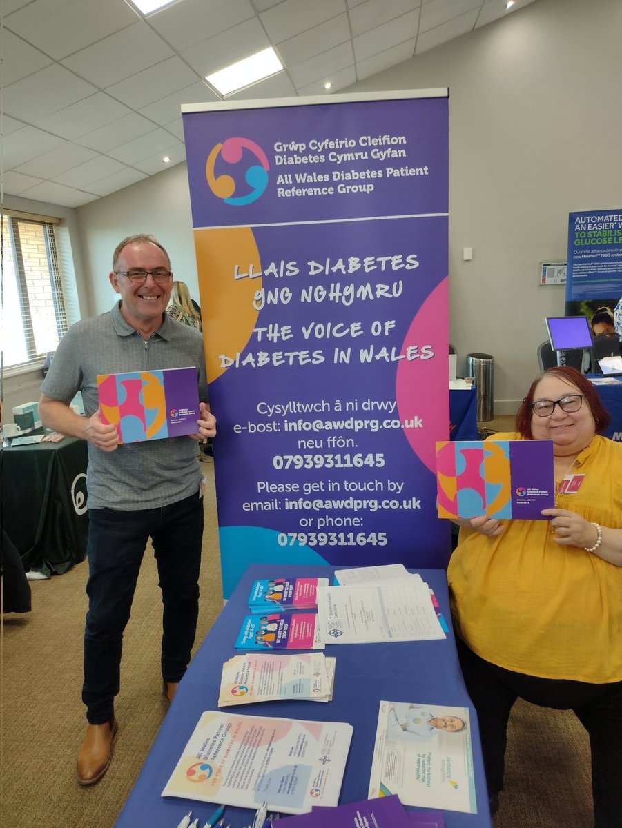 Thank you Scott Cawley MBE for your support for the All Wales Diabetes Patient Reference Group at the Diabetes show case event  Check out the AWDPRG annual report  #AWDPRG #DiabetesShowcase  @scottiembe @scottiie04557256