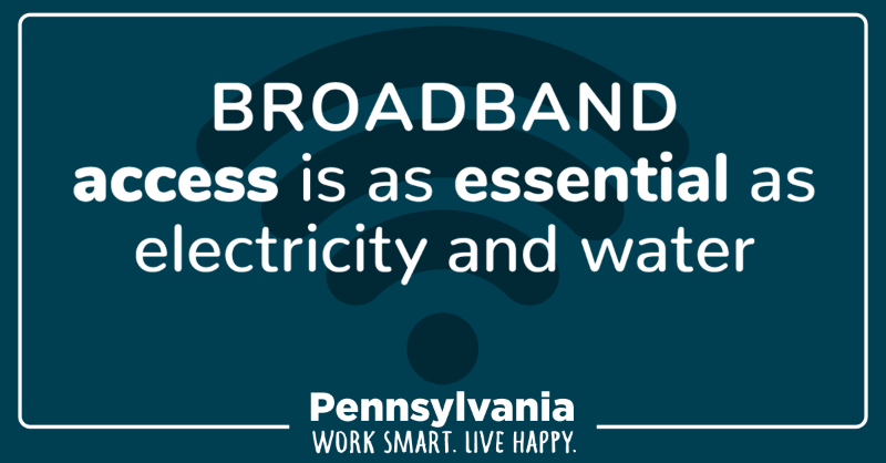 PADCEDnews's tweet photo. Across #Pennsylvania, there are more than 270K households, businesses, schools, and libraries that do not have access to #broadband. Help us close the #DigitalDivide by completing our online survey. 📝