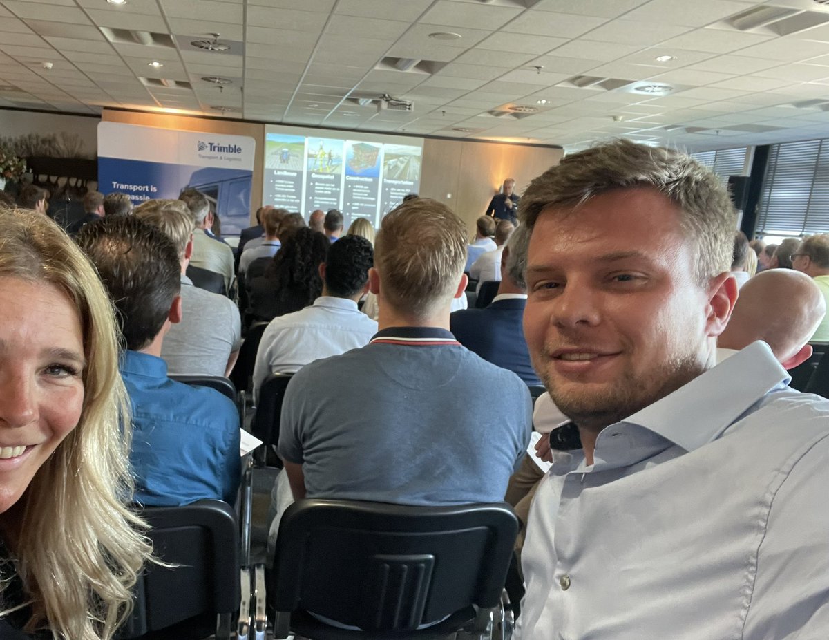 AnnaValkenburg's tweet photo. @TrackOnline_ at the Trimble Itt event where efficiency and sustainability into the transport sector's crucial need for both. 🌱💪

TrackOnline's RTI registration platform seamlessly integrating with @Trimble https://t.co/rOYE14avdq