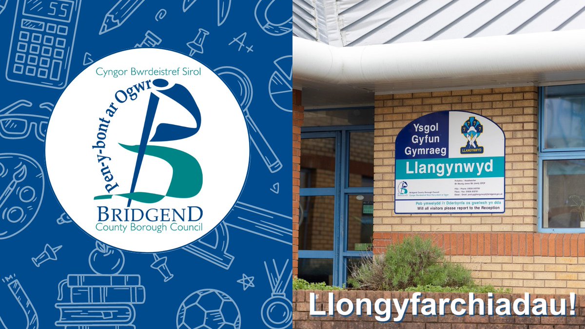 Llongyfarchiadau mawr i <a href="/yggllangynwyd/">yggllangynwyd</a> am dderbyn adroddiad Estyn rhagorol.  👏👏

Mae'r ysgol yn chwarae rhan allweddol o ran cynyddu’r nifer o siaradwyr Cymraeg yn yr ardal. 
🔗
bridgend.gov.uk/cy/newyddion/y…