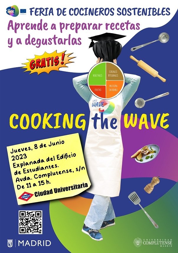 medioambUCM's tweet photo. Gracias a Cocinas y asistentes a la feria #cookingthewave en el Edificio de Estudiantes de @unicomplutense, organizado por Educación Ambiental de @MADRID con nuestra colaboración.
En nuestro Instagram @medioambienteUCM fotos y stories. Pronto en @TribunaComplu reportaje #foodwave https://t.co/PWNKFJ31Rt