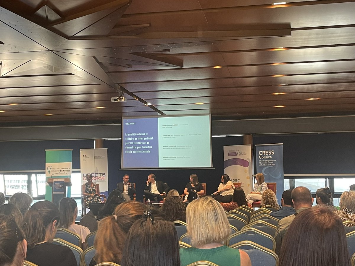 En direct la 3e Conférence Régionale de l'#ESS en Corse au Palais des Congrès @VilledAjaccio 

📍L'Économie Sociale et Solidaire, une économie engagée pour les #territoires #InclusionNumérique 
#ODC 
@CRESSCorsica @PoleEmploiCorse