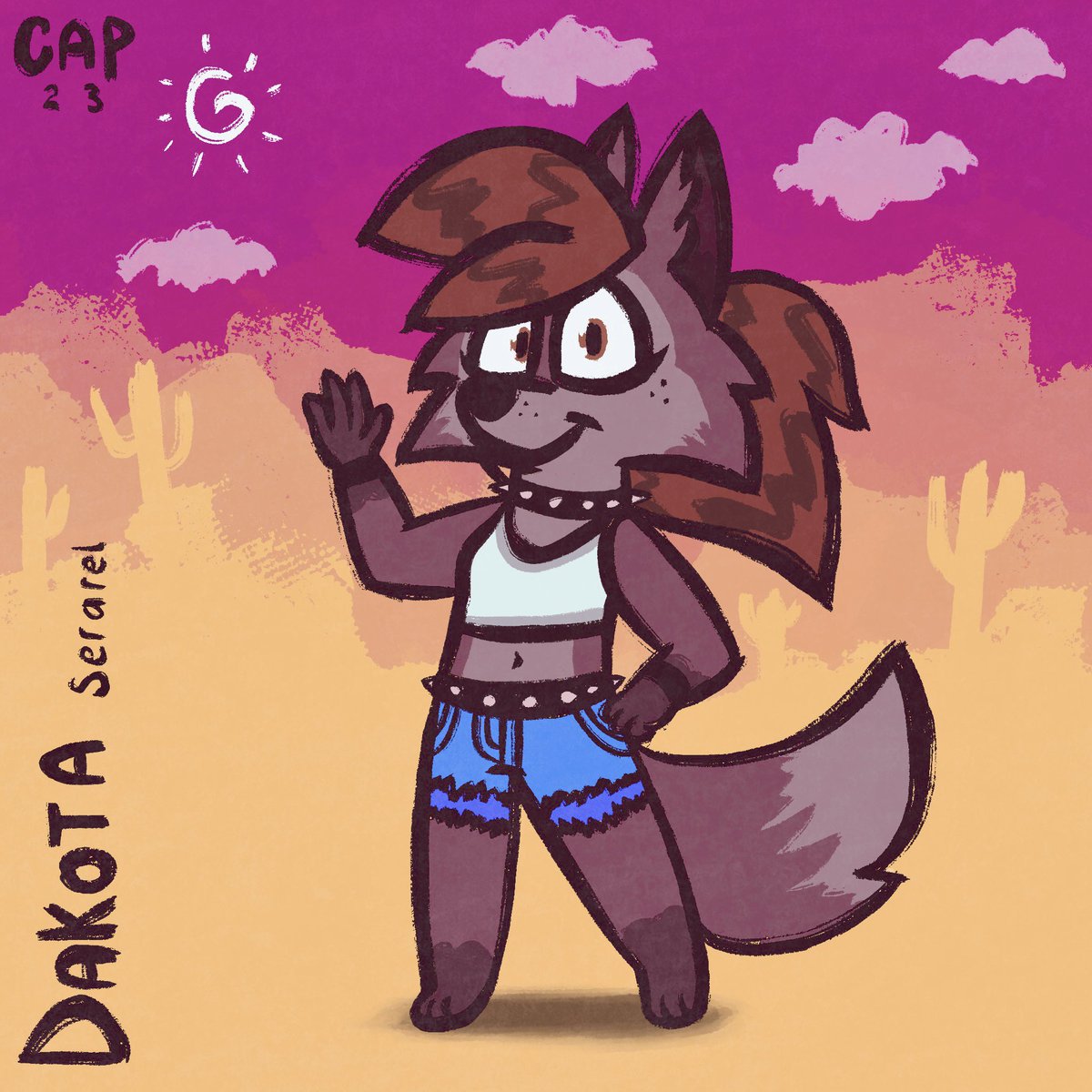 captoons02's tweet photo. Dakota, From @SerarelDeer 
#characterart #characterdesign #cartoon #colourful #anthroart #captoons #illustration #creative #britishartist #drawing #cartoony #wolf #dakota #serarel https://t.co/7xv5mIU4ni