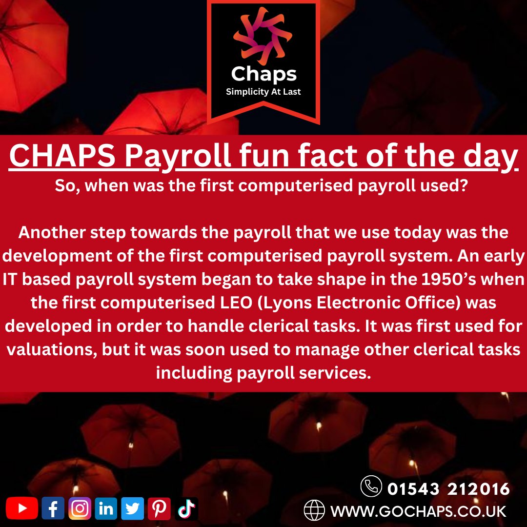 CHAPS' fun fact of the day!

Did you know...?

📲 : 01543 212016
📩 : support@gochaps.co.uk
📩 : bdm@gochaps.co.uk

#linkedin #recruitment #payrollservices #umbrellacompany #invoicefinance #construction #education #civilengineering #chapscontractingservices #industrial