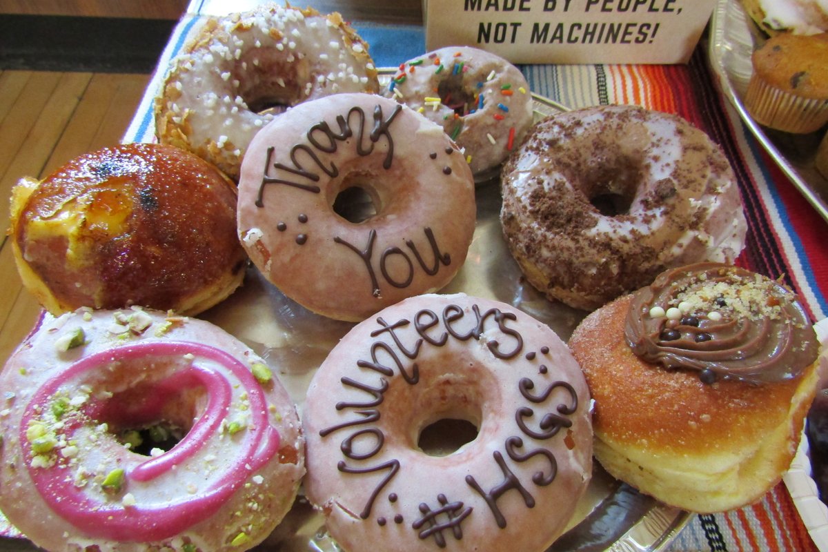 A big thank you also to @Tantrumdoughnut for their contribution of very delicious Volunteer doughnuts 😍

#VolunteersWeek2023 
#celebratingvolunteers
#heartofhomestart 
#becausechildhoodcantwait