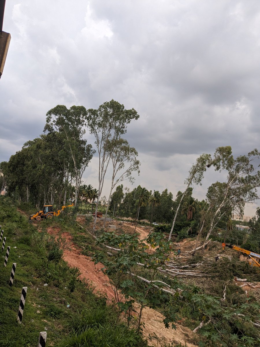 bengalurutrains's tweet photo. Tree cutting started at Bellandur Road station for track doubling
Once finished it will have
-2 Heightened platforms
-2 mainlines & 3 loop lines
-Foot over Bridge
#DoublingProject #Bellandur #Panattur https://t.co/tAVfSZYH9x