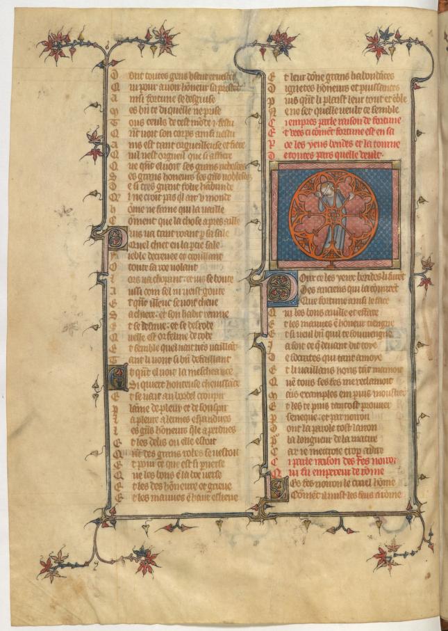 📖 La bibliothèque Sainte-Geneviève prête de nombreuses œuvres pour des expositions en France et à l'étranger. 

Dans le cadre de l'exposition "Sous le regard de Méduse" du <a href="/mbacaen/">Musée des Beaux-Arts de Caen</a>, la bibliothèque a prêté "Le roman de la Rose" de Guillaume de Lorris et Jean de Meung (Ms. 1126).