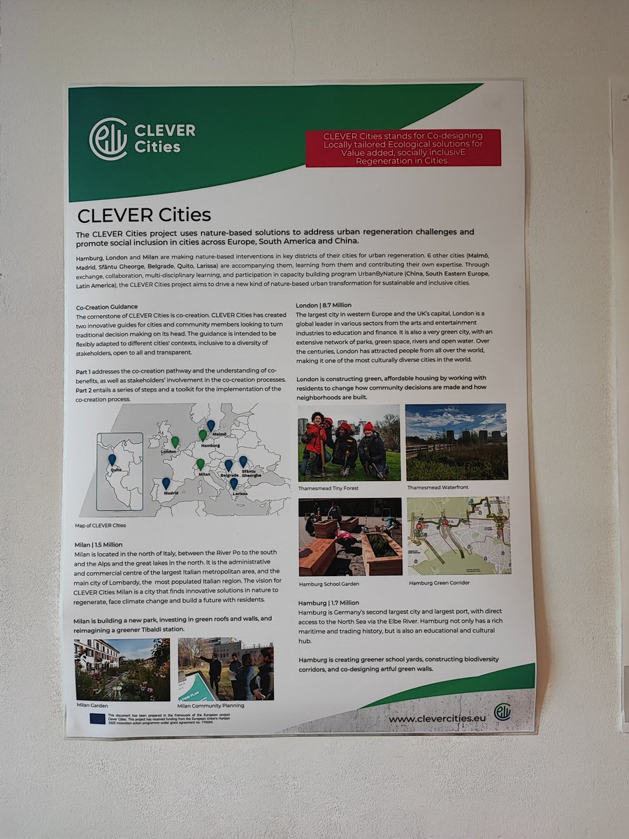 Israa H. Mahmoud Airlines (@israahanafi) on Twitter photo Please stop by and see our poster <a href="/CLEVER_Cities/">CLEVER Cities</a> at the #marketplace of <a href="/NetworkNatureEU/">NetworkNature</a>
We're nice people 😊 Please stop by and see our poster <a href="/CLEVER_Cities/">CLEVER Cities</a> at the #marketplace of <a href="/NetworkNatureEU/">NetworkNature</a>
We're nice people 😊