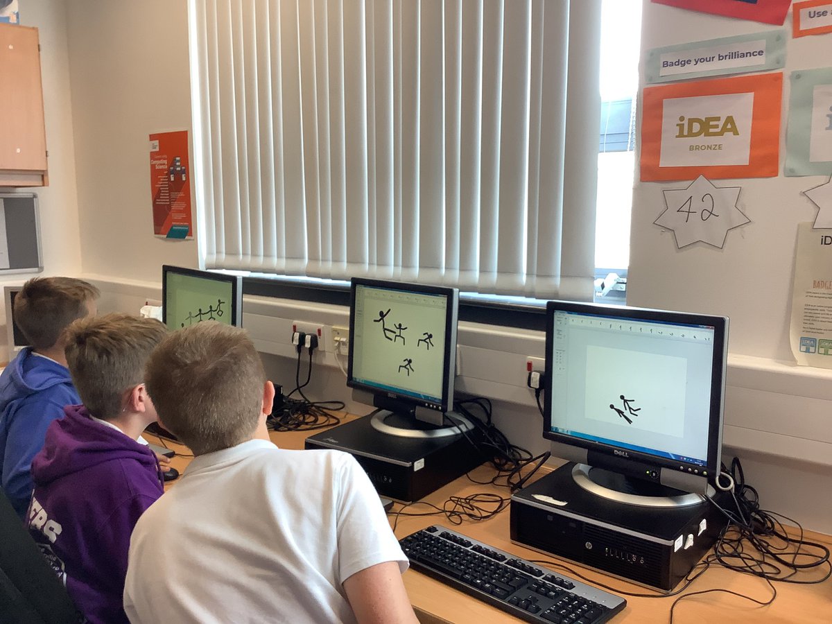 P7 are enjoying doing Animation in Computing Science today with Miss Mutter #P7areFHS