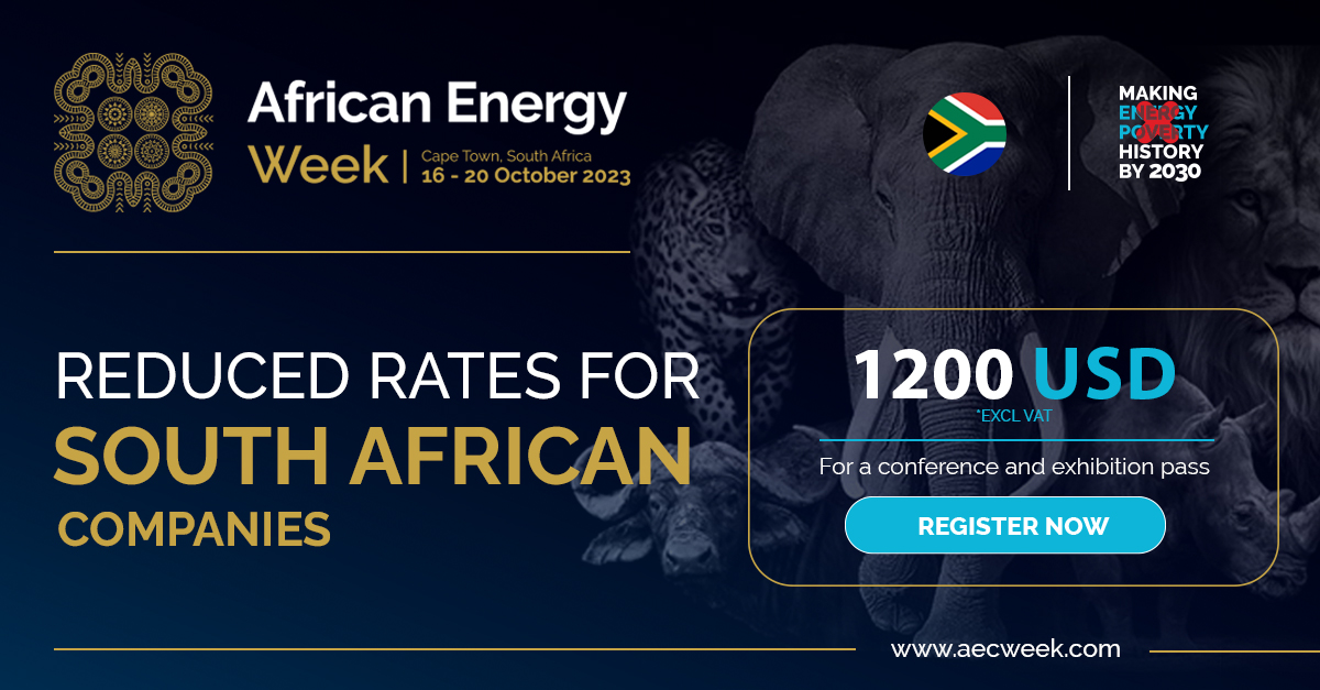 Attention all South African companies and citizens!🇿🇦 Get ready to seize an incredible opportunity and secure your pass for the highly anticipated African Energy Week 2023. Join us at the event that will revolutionize Africa's energy landscape.

Essential Details for #AEW2023⤵️