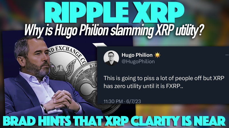 Did Hugo Philion really say this...ya...apparently he did and deleted it. 🤔 Nevertheless, Brad is getting salty... 😉 And that XRP chart setup is pure 🚀
#XRPcommunity #Ripple #XRP
📺 WATCH: youtu.be/kincC6FAw98