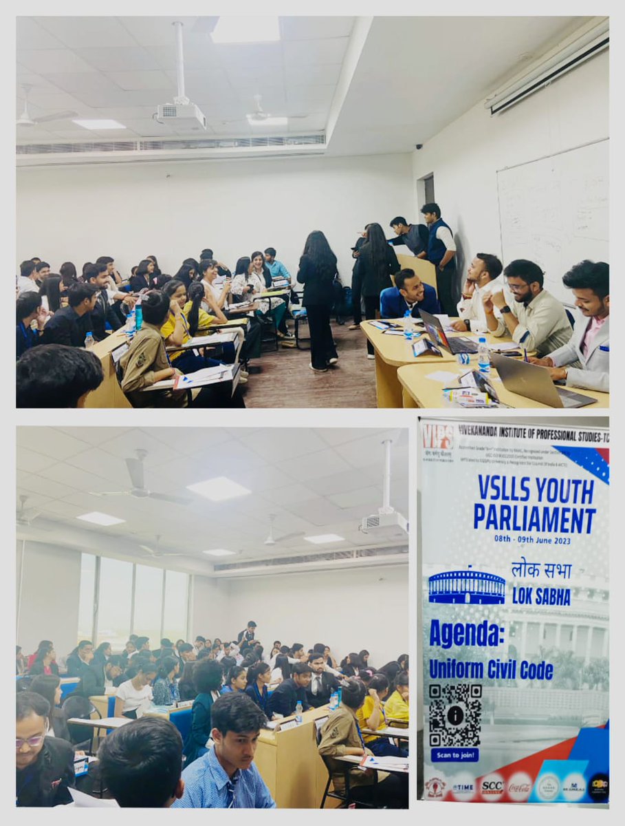 VIPS_Delhi's tweet photo. We are excited to announce the commencement of the two-day National Youth Parliament organized by Vivekananda School of Law &amp; Legal Studies, VIPS-TC!  Sharing with you a few glimpses from day one. #NationalYouthParliament #Debate #Leadership #VSLLS #VIPSTC #EmpoweringYouth #law https://t.co/WHMI7UcnEP