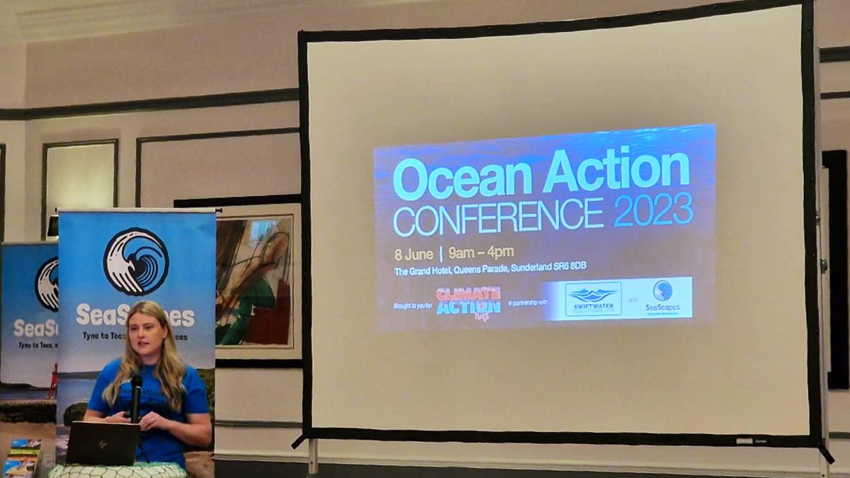 It’s a pleasure to be hosting the @ClimateActionNE #OceanAction conference today. 

Wonderful to hear about ocean action work taking place throughout the UK. 🌊💪🏻

#WorldOceanDay