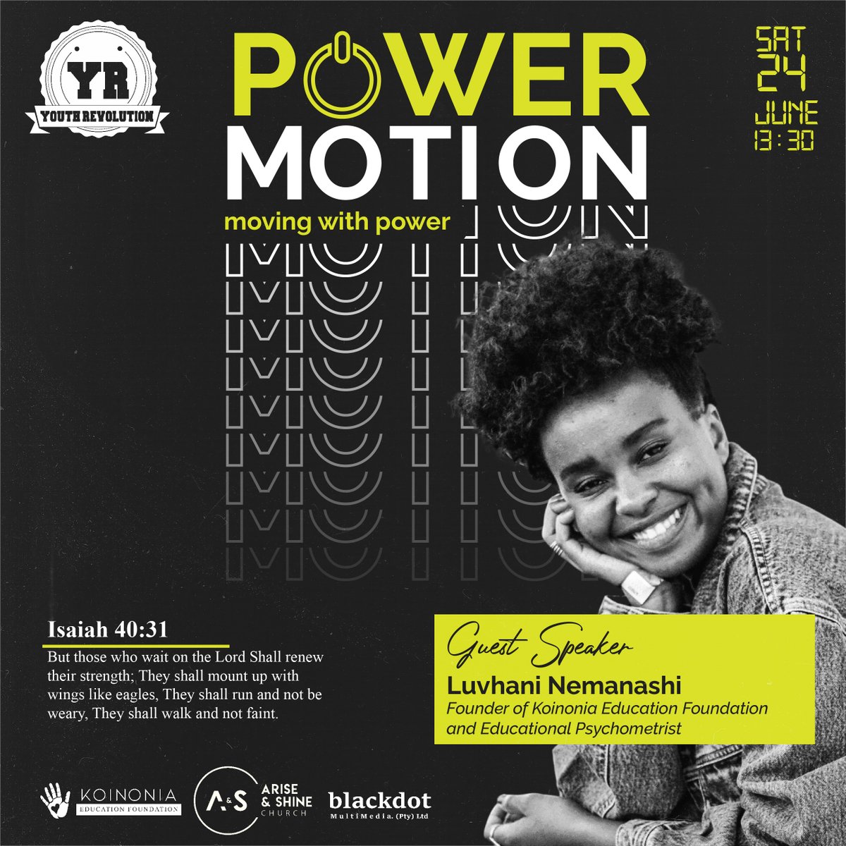 blackdot_ptyltd's tweet photo. Limpopo youth are you ready for another youth revolution YR23 and ready to move with POWER? #YR23 #YouthEmpowerment #YouthMonth2023 #mentalhealth #KoinoniaEducationfoundation. https://t.co/WIhC733q7E