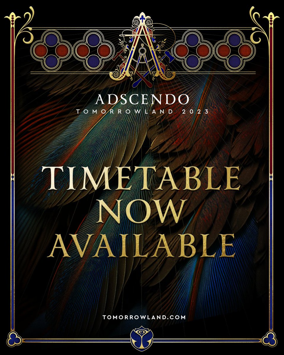 The Official Timetable for Tomorrowland 2023 is now available at tomorrow.land/Timetable