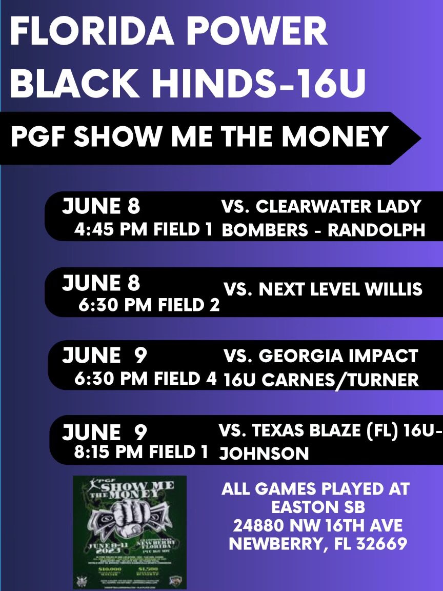 FLPowerBlack's tweet photo. Finally!! Florida Power Black Hinds 16s is back at it this weekend in Gainesville … They are prepped, primed, and excited to get back on the field together! Lots of talented 2024-2026 young ladies to see! Let the games begin! #powerproud #nbs #softball @flpgfmedia @FloSoftball https://t.co/ijwuRNugrK