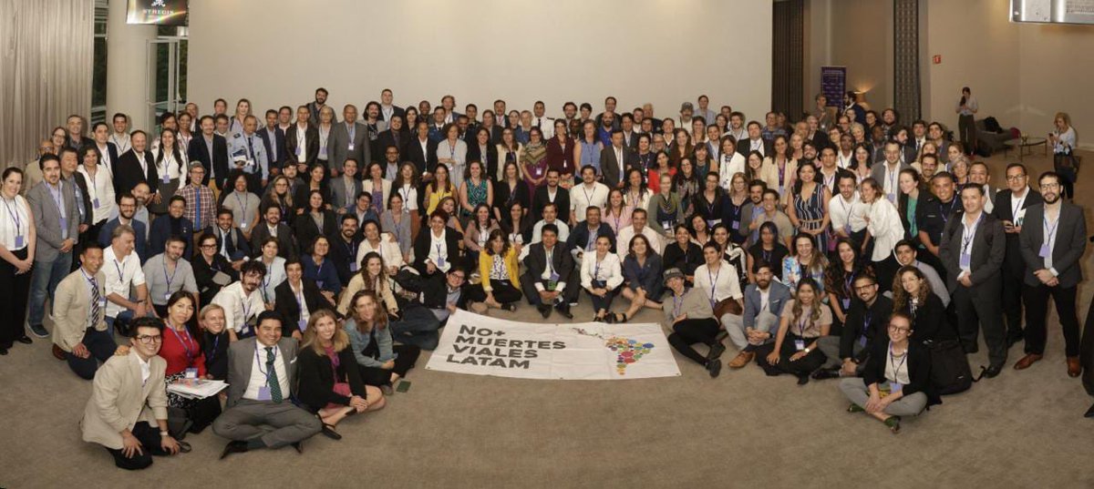 200 #RoadSafety professionals gather in Mexico City for @BloombergDotOrg regional mtg for LatAm, exchanging lessons and strategizing how to save even more lives 🚶‍♀️🚲🏍️🚗🚌