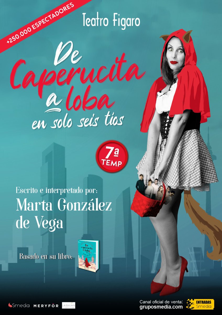 #DeCaperucitaALoba es una comedia teatral que te hará reír y aprender con las experiencias amorosas de Marta González de Vega, la autora e intérprete de esta obra basada en su exitoso libro. 

Disfruta de su monólogo en directo en el #TeatroFígaro

culturon.es/de-caperucita-…