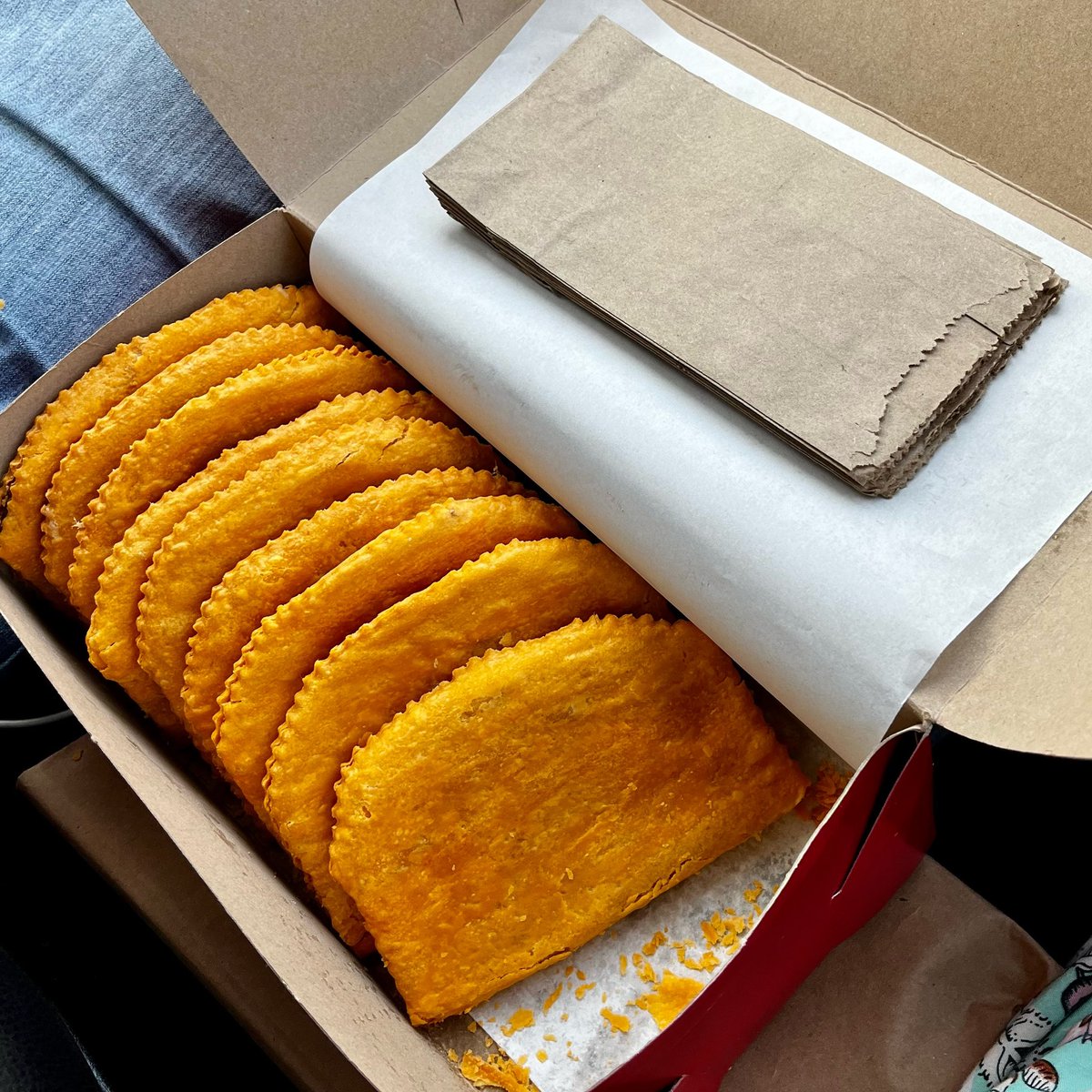 JamaicanEscapades (@ja_escapades) on Twitter photo Before you could say “who dat” 3 patties disappeared! A shout out to the Harbour View Tastee crew for taking the call in order and having it ready for our arrival during the busy lunch period.
WANT ONE?😁
#service #jamaicanpatty #jamaicanfood #jamaicanice
<a href="/TasteeJamaica/">Tastee Jamaica</a> Before you could say “who dat” 3 patties disappeared! A shout out to the Harbour View Tastee crew for taking the call in order and having it ready for our arrival during the busy lunch period.
WANT ONE?😁
#service #jamaicanpatty #jamaicanfood #jamaicanice
<a href="/TasteeJamaica/">Tastee Jamaica</a>