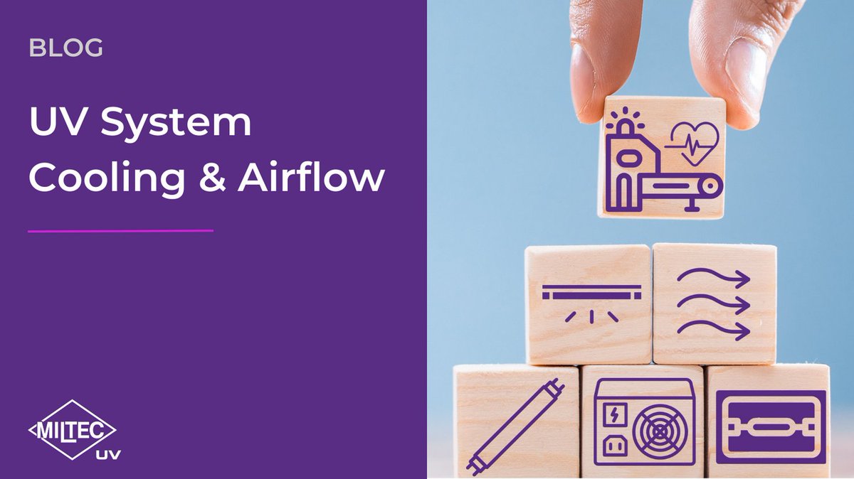 MiltecUV's tweet photo. Is your UV curing system operating at optimal efficiency? Miltec UV's blog post on "UV System Cooling and Air Flow" explores the crucial role of proper cooling and air flow in ensuring optimal performance. Learn more! https://t.co/5ktzX80OUR #uvcuring #UVMaintenance https://t.co/yyRO6j9iiE