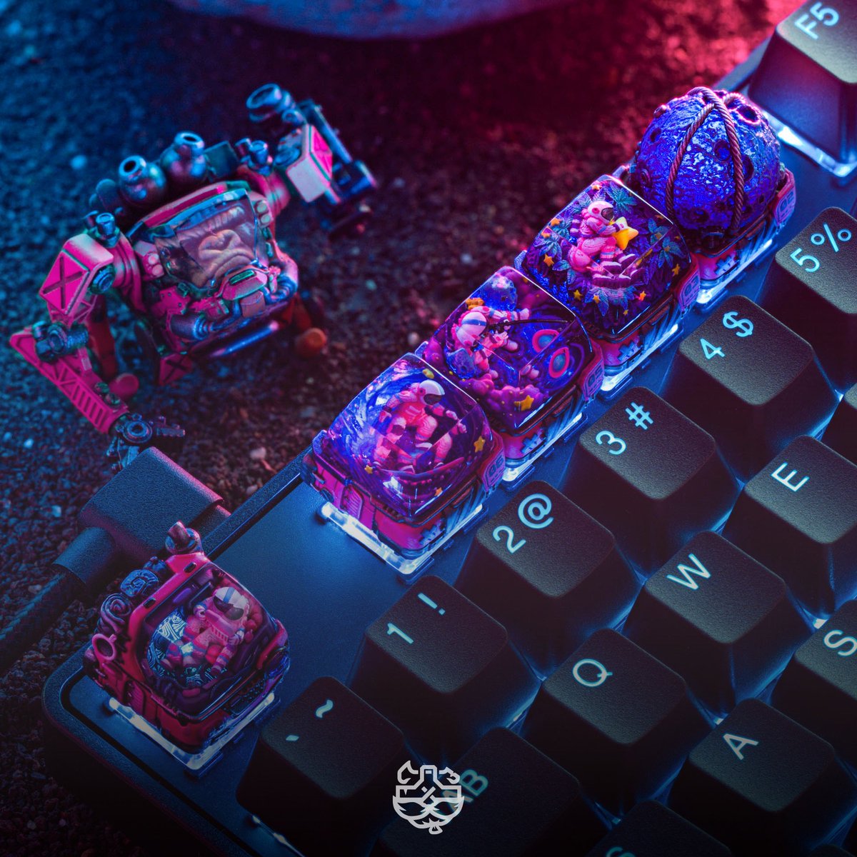 dwarf_factory's tweet photo. ⚡Astrovert’s landing on your keyboard! ⚡
The shootings are now completed: Astrovert’s wild space life revealed in 3 colourways!
✨Redeem your discount coupons of up to 10% for bundle of 2 and more ✨
🔽 More details on our website 🔽
#keycap #dwarffactory #Astrovert https://t.co/Ym0gy60QWc