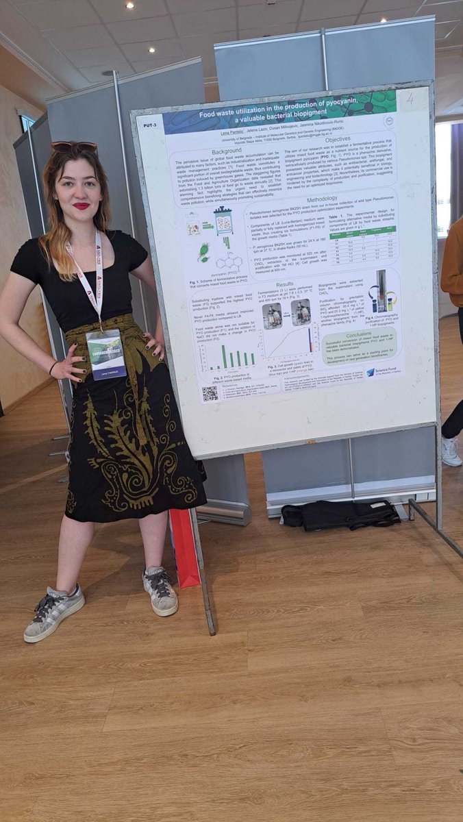 It is our pleasure to share with you our poster presentations from #Envirochem2023, which took place from June 4th to June 7th in Kladovo.
#BioECOLogics #fondzanauku #programIDEJE   #biotechnology #greenchemistry #ecology #greenscience #fermentation #wastemanagement #recycling