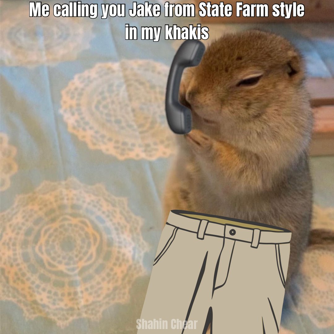 SChearStateFarm's tweet image. Put my khakis on just for you🤪🤣👏the state farm way!
Call or text Shahin Chear at 949-553-1115📱

#jakefromstatefarm #statefarminsurance #likeagoodneighbor #persianbusiness #lgbtqfriendly #persian #womenowned #womenleader #artmatters #persianbusinessowner #persianwomenleader