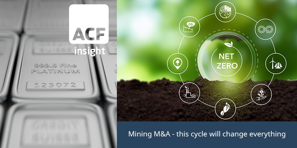 #Mining dealmaking 1H23 revealed a steep increase. Demand for #greenenergymetals beats supply w/ other sectors putting mining in their verticals -  implications are transformational + will change mining for good. Read our #ACFinsight bit.ly/Mining_MandA @LSEplc @NYSE @ASX