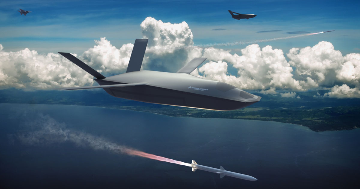 GenAtomics_ASI's tweet photo. #LongShotUAS will help human-crewed fighters stay out of range of hostile threats while closing on enemy targets, decreasing risks to U.S. warfighters.
Read about our support of @DARPA's LongShot program: https://t.co/DbTVXRDaMO https://t.co/koMmXs7c7f