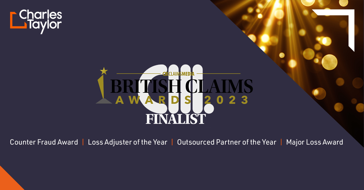 Excited to be heading to the British Claims Awards tonight. Good luck to everyone shortlisted!

This year Charles Taylor are finalists for four awards: Loss Adjuster of the Year; Major Loss; Counter Fraud and Outsourced Partner bit.ly/43EHNMw?utm_so…

#BCAwards