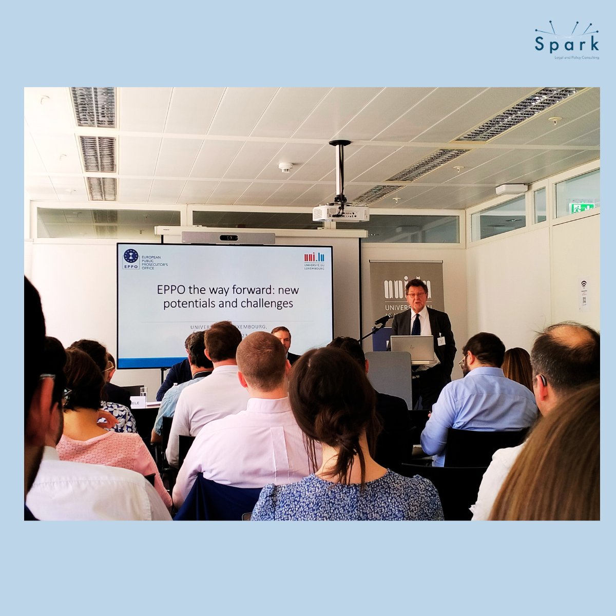 Spark Legal and Policy Consulting (@spark_lpc) on Twitter photo This week, #Spark participated in the celebration of the second anniversary of the <a href="/EUProsecutor/">European Public Prosecutor’s Office (EPPO)</a> at the Conference “EPPO the way forward: new potentials and challenges”, where the preliminary results from Spark's Study on the implementation of the #EPPO Regulation were presented. This week, #Spark participated in the celebration of the second anniversary of the <a href="/EUProsecutor/">European Public Prosecutor’s Office (EPPO)</a> at the Conference “EPPO the way forward: new potentials and challenges”, where the preliminary results from Spark's Study on the implementation of the #EPPO Regulation were presented.