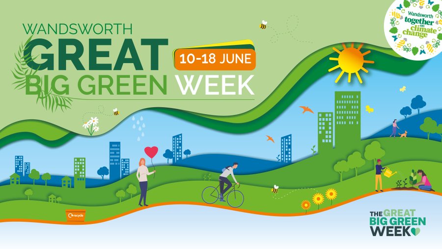 Pledge to make a difference for our planet at the Great Big Green Week starting June 10. Get involved in over 50 phenomenal activities, workshops &amp; more! #WandsworthGBGW

ow.ly/o7tZ50OISKI