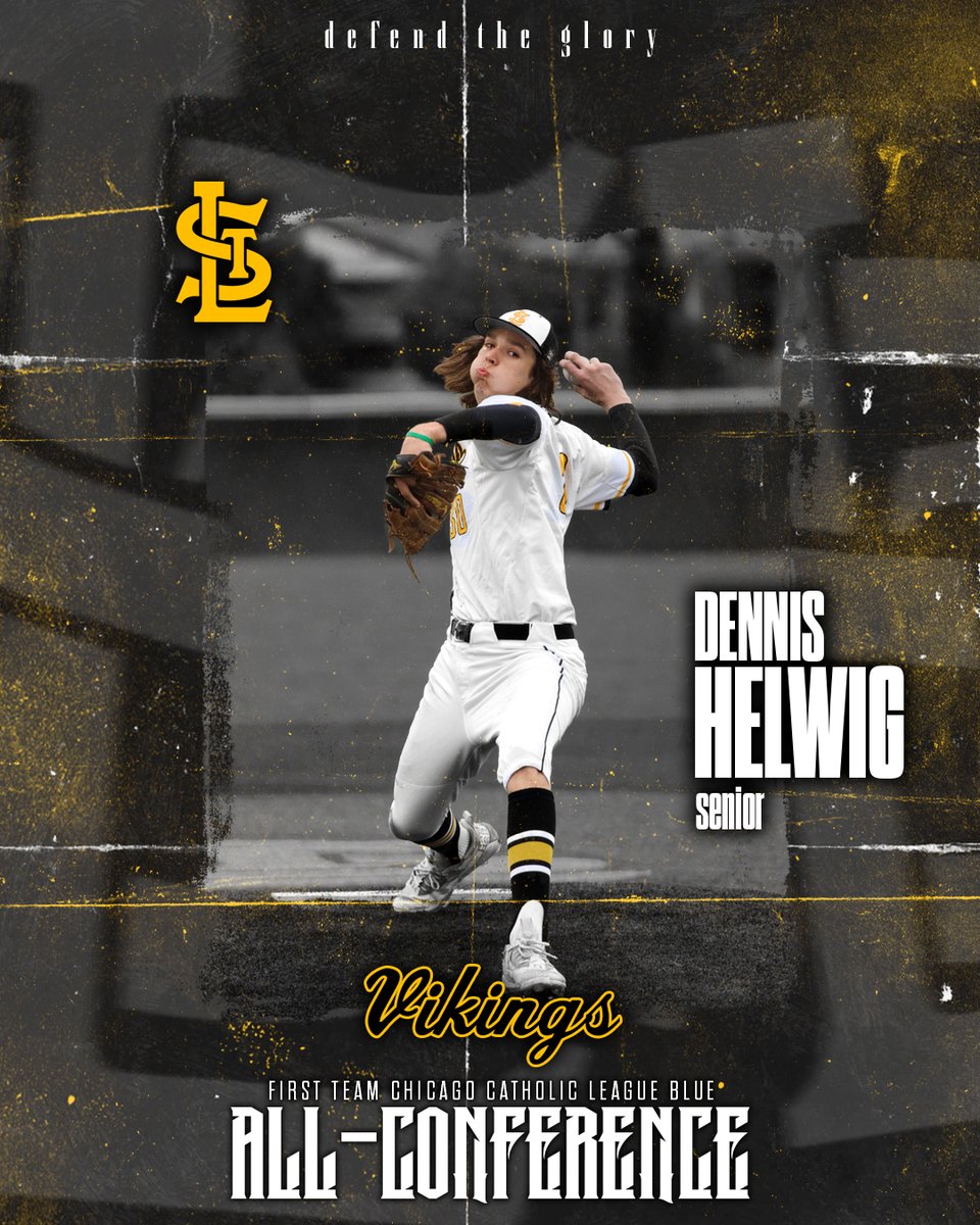 We would like to congratulate our 1st team CCL all-conference selections! DJ Helwig (P), Johnny Wendling (C), Jesse Contreras (SS) and Luke Stulga (RF) #VikingWarriors
